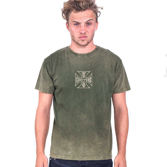 WCC Loud Pipes T-Shirt Vintage Green