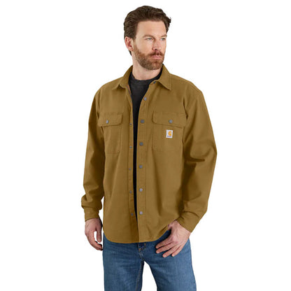 Carhartt Canvas Fleece-Lined Shirt Oak Brown - Carhartt product image