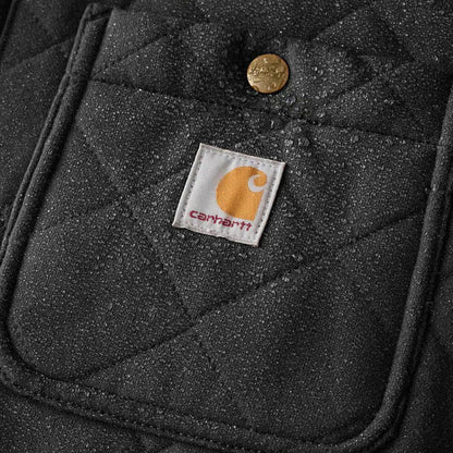 Carhartt Quilted Snap Front Shirt Black - Carhartt product image 8