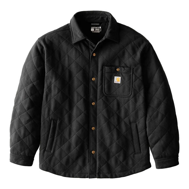 Carhartt Quilted Snap Front Shirt Black - Carhartt product image