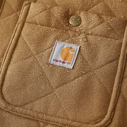 Carhartt Quilted Snap Front Shirt Carhartt Brown - Carhartt product image 6