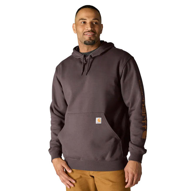 Carhartt Sleeve Logo Hoodie Dark Sepia - Carhartt product image 2