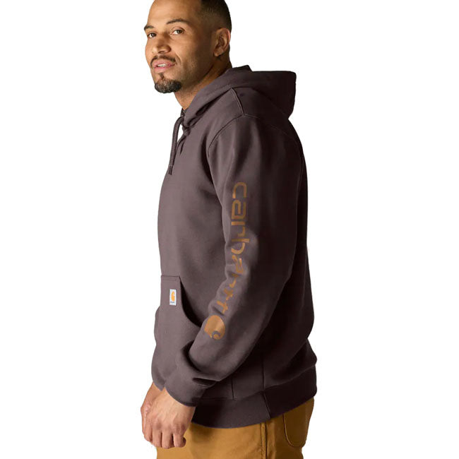 Carhartt Sleeve Logo Hoodie Dark Sepia - Carhartt product image 3