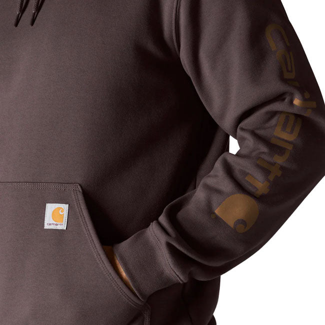 Carhartt Sleeve Logo Hoodie Dark Sepia - Carhartt product image 7
