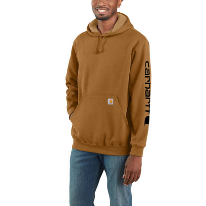 Carhartt Sleeve Logo Hoodie Carhartt Brown - Carhartt product image