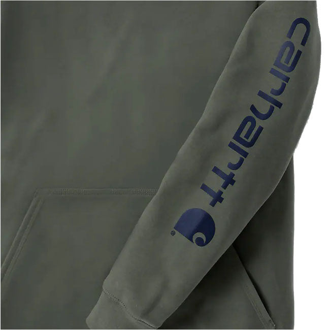 Carhartt Sleeve Logo Hoodie Dusty Olive - Carhartt product image 2