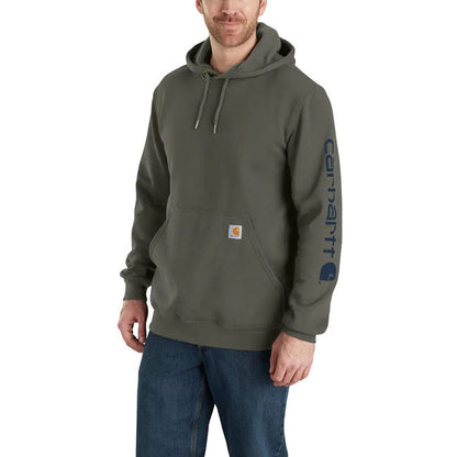 Carhartt Sleeve Logo Hoodie Dusty Olive - Carhartt product image