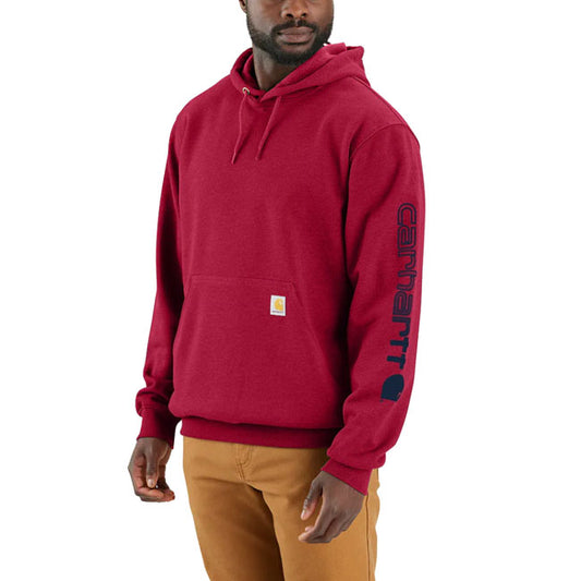 Carhartt Sleeve Logo Hoodie Industry Red - Carhartt product image