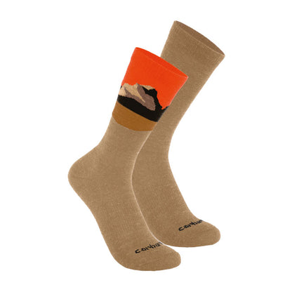 Carhartt Wool Blend Mountain Crew Sock 2 Pack Assorted3 - Carhartt product image