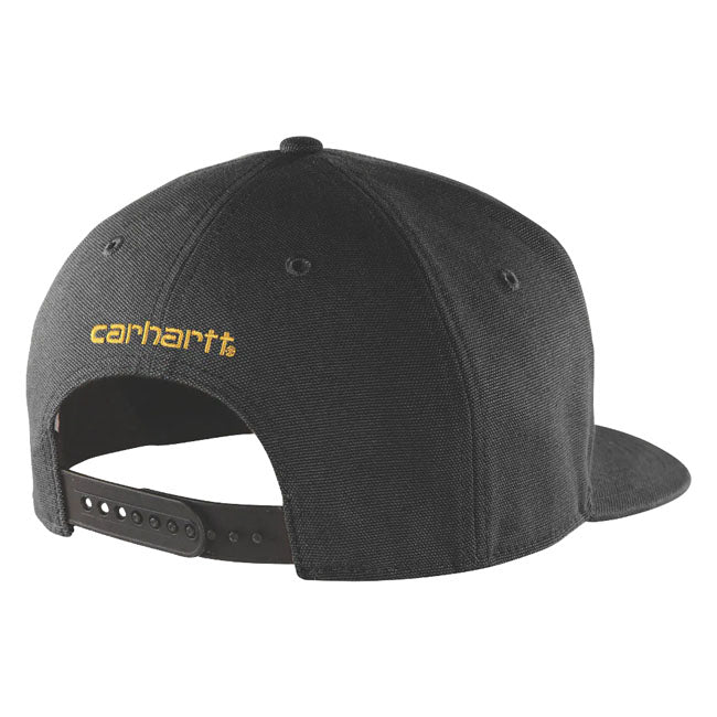 Carhartt Firm Duck Flat Brim Cap Black