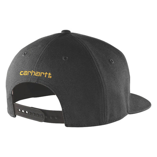 Carhartt Firm Duck Flat Brim Cap Black