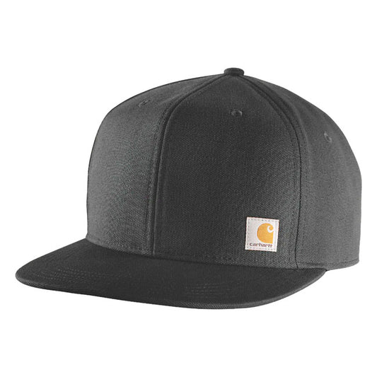 Carhartt Firm Duck Flat Brim Cap Black