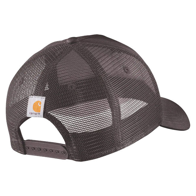 Carhartt Twill Mesh-Back Script Cap Dark Sepia