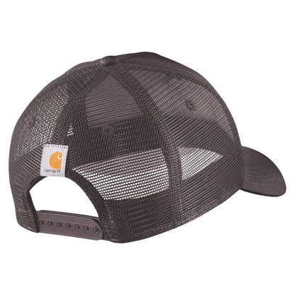 Carhartt Twill Mesh-Back Script Cap Dark Sepia