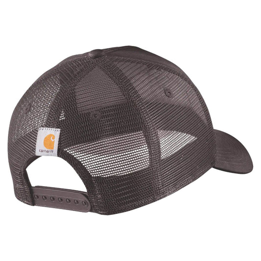 Carhartt Twill Mesh-Back Script Patch cap dark sepia