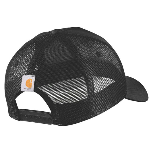 Carhartt Twill Mesh-Back Script Cap Black