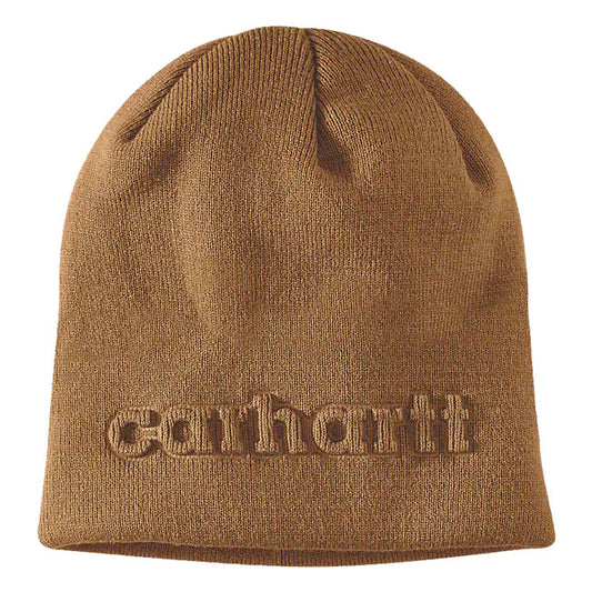 Carhartt Knit Embossed Beanie Carhartt Brown - Carhartt product image