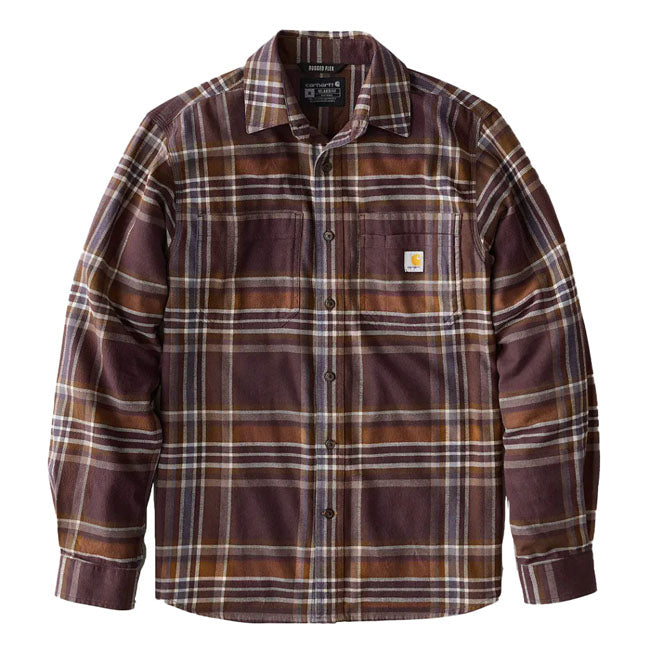 Carhartt Flannel Plaid Shirt Dark Sepia - Carhartt product image