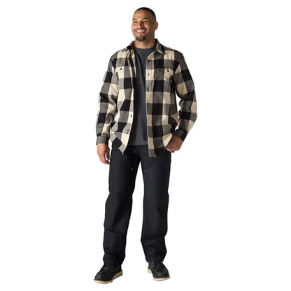 Carhartt Plaid Flannel Shirt Oat Milk - Carhartt product image 4