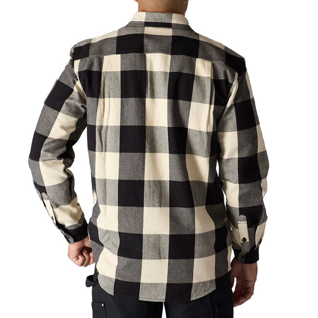 Carhartt Plaid Flannel Shirt Oat Milk - Carhartt product image 5