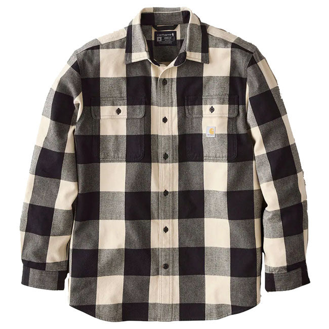 Carhartt Plaid Flannel Shirt Oat Milk - Carhartt product image