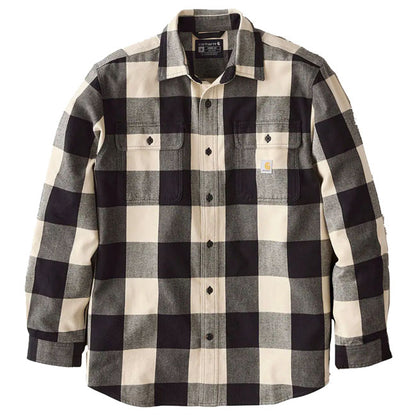 Carhartt Plaid Flannel Shirt Oat Milk - Carhartt product image