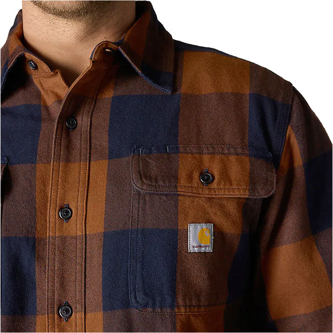 Carhartt Plaid Flannel Shirt Red Duck - Carhartt product image 4