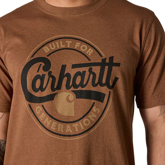 Carhartt Script Graphic T-Shirt Red Duck Heather - Carhartt product image 4