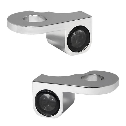HeinzBikes, Nano Below Bar Turn Signals. Chrome No PL