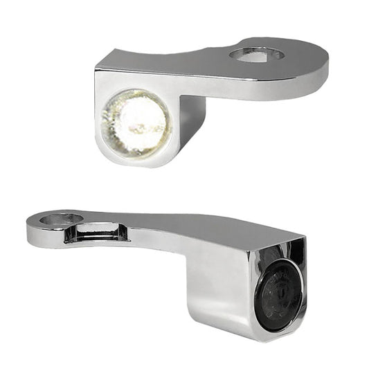 HeinzBikes, Nano Below Bar Turn Signals. Chrome