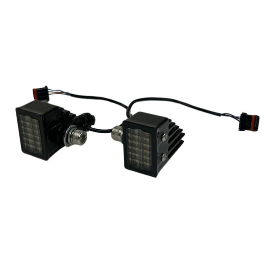 Custom Dynamics High Performance LED Turn Signals. Front - Custom Dynamics indicator lights led at Pedro's Parts