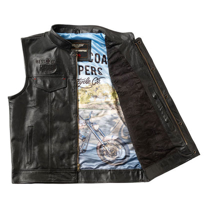WCC x 13 1/2 Dominator leather riding vest