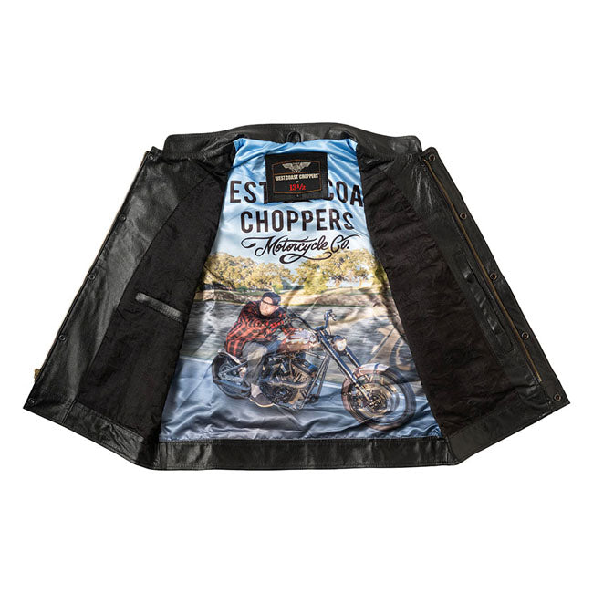 WCC x 13 1/2 Dominator leather riding vest