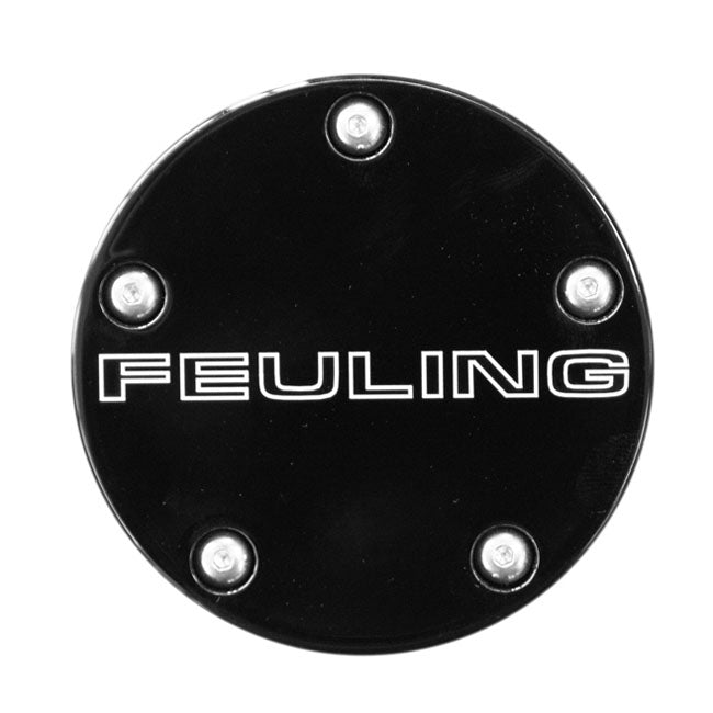 Feuling, Point Cover. Feuling Text Logo. Black CC