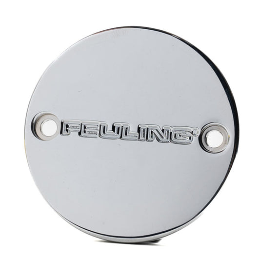 Feuling, Point Cover. Feuling Text Logo. Chrome