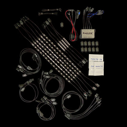 Custom Dynamics ProGLOW Full Bike accent light kit - Custom Dynamics light kits led at Pedro's Parts