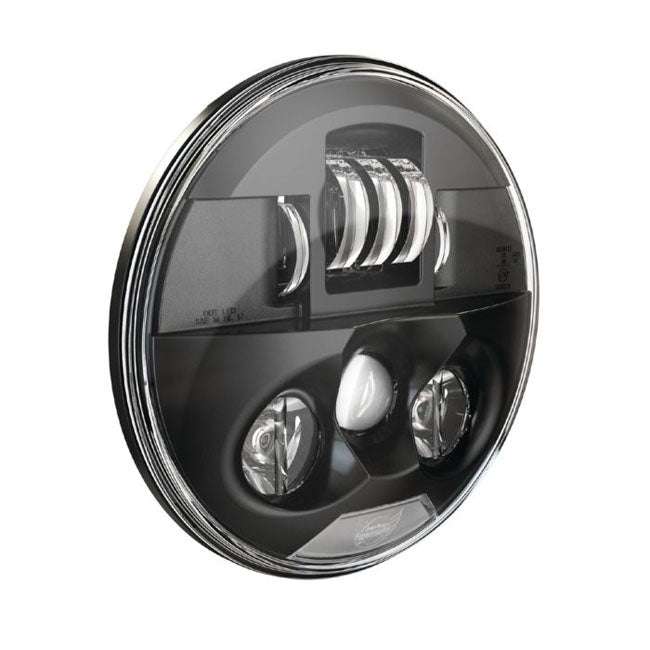 Custom Dynamics ProBEAM 5.75" LED ECE headlamp. Black - Custom Dynamics headlamp kits at Pedro's Parts