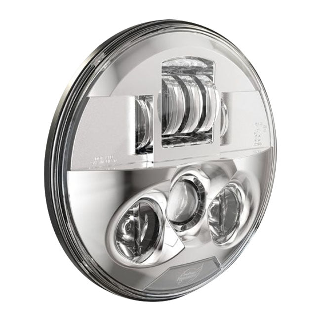 Custom Dynamics ProBEAM 5.75" LED ECE headlamp. Chrome - Custom Dynamics headlamp kits at Pedro's Parts