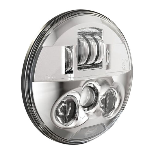 Custom Dynamics ProBEAM 5.75" LED ECE headlamp. Chrome - Custom Dynamics headlamp kits at Pedro's Parts
