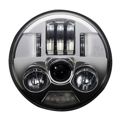 Custom Dynamics, ProBEAM 5.75" LED ECE Headlamp. Chrome