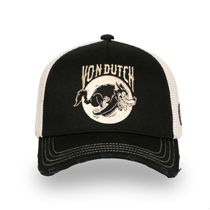 Von Dutch Wild Wolf Cap Black/white