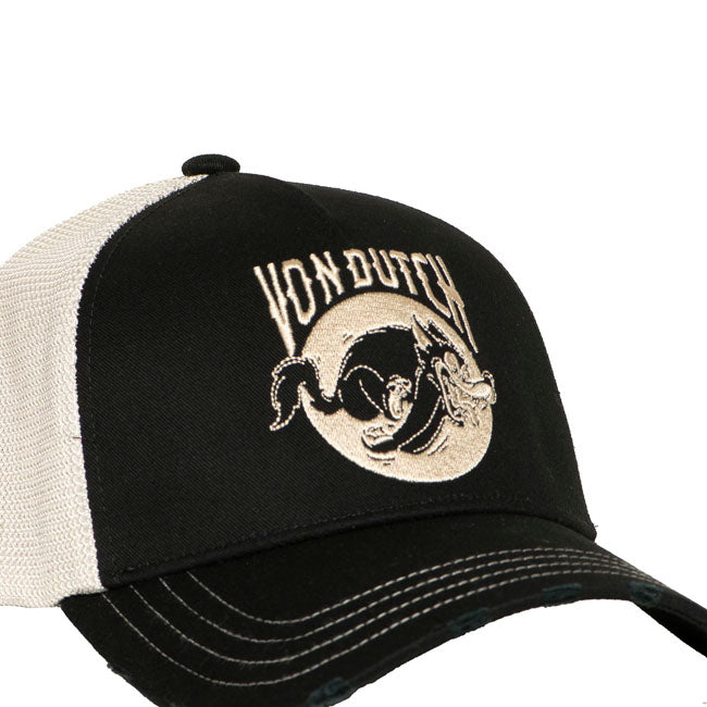 Von Dutch Wild Wolf Cap Black/white