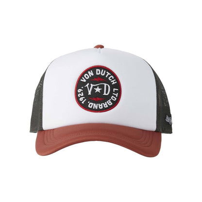 Von Dutch Foam cap brown/white/blue