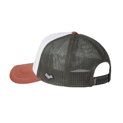 Von Dutch Foam cap brown/white/blue