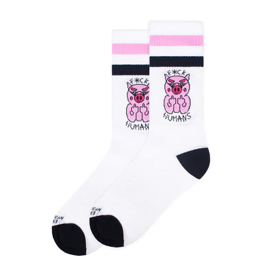 American Socks F*ck Humans Mid High socks - product image