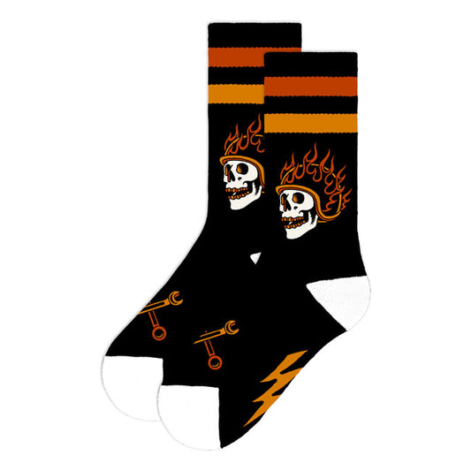 American Socks Piston Rebels Mid High Socks Black - product image