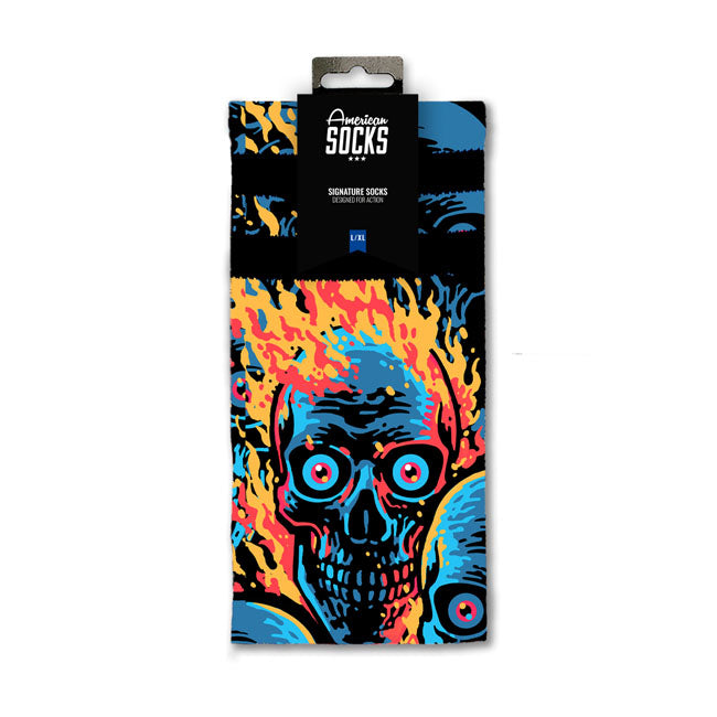 American Socks Knucklehead Mid High Socks Blue - product image 2