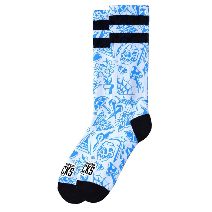 American socks Signature Freaked socks blue