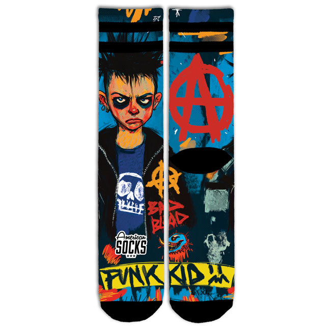American Socks Youth Renegade Signature Socks Blue - product image