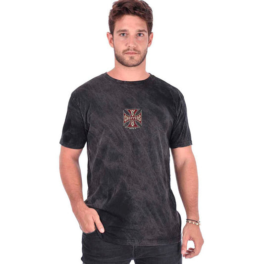 WCC Motorcycle Co. Vintage T-Shirt Black Wash